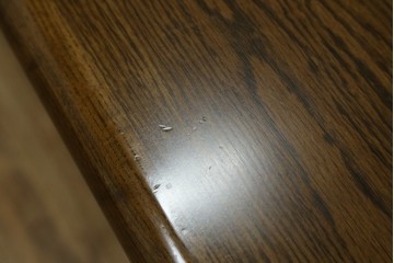 中古　カリモク家具(karimoku)　オーク材　ミッドセンチュリーデザインの両袖デスク　(R-087103)
