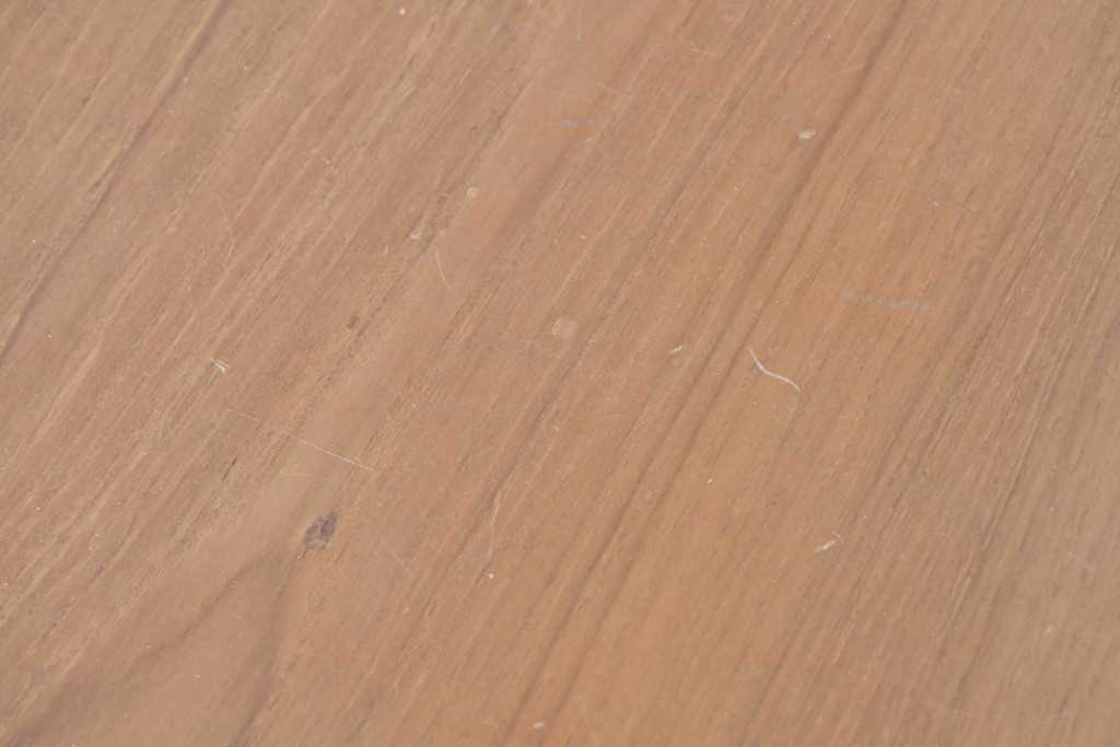 デンマークヴィンテージ　Soborg Mobelfabrik(ソボー・モベルファブリク)　Borge Mogensen(ボーエ・モーエンセン)デザイン　チーク材×オーク材の収納付きエクステンションテーブル　(R-087107)