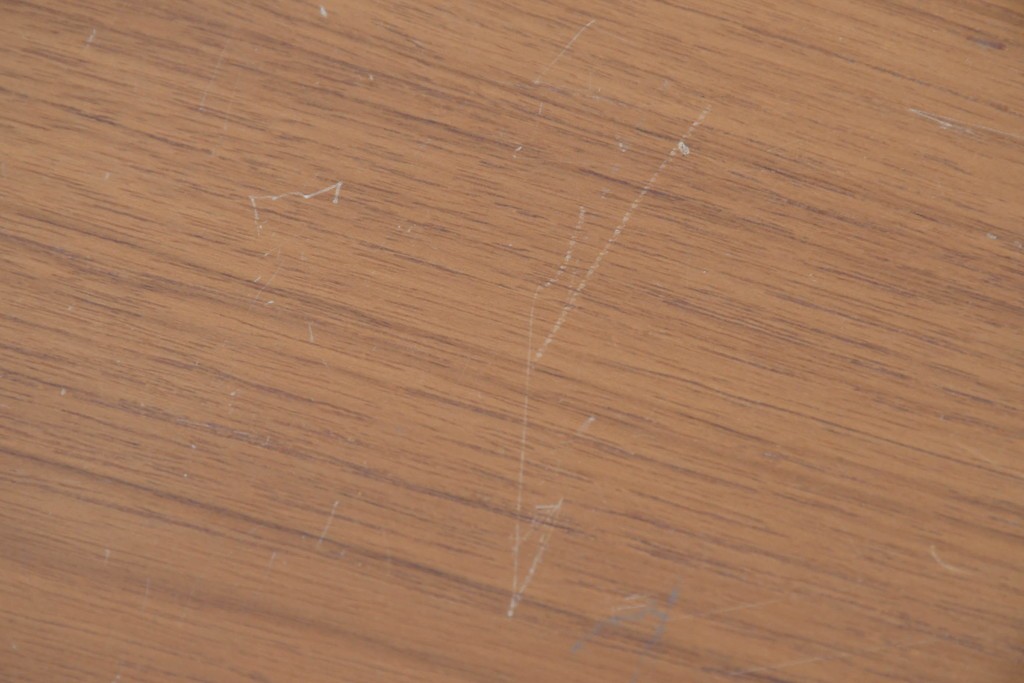 デンマークヴィンテージ　Soborg Mobelfabrik(ソボー・モベルファブリク)　Borge Mogensen(ボーエ・モーエンセン)デザイン　チーク材×オーク材の収納付きエクステンションテーブル　(R-087107)