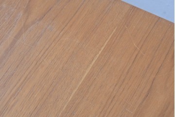 デンマークヴィンテージ　Soborg Mobelfabrik(ソボー・モベルファブリク)　Borge Mogensen(ボーエ・モーエンセン)デザイン　チーク材×オーク材の収納付きエクステンションテーブル　(R-087107)