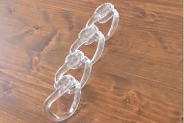 イタリア製　ルミナベッラ取り扱い　VISTOSI(ヴィストージ)　Mini Giogali(ミニ・ジョガーリ)　シャンデリアのガラスパーツ5点　(R-087109)