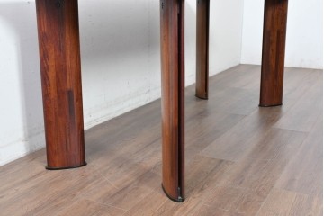 中古　カリモク家具(karimoku)　希少モデル　最上位シリーズ「ビベンテ」　花梨(カリン)材　品のある落ち着いた印象ダイニングテーブル　現行定価約42万円　(R-087111)