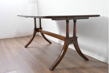 新古　未使用展示品　モリシゲ(MORISHIGE/森繁)　フローラ　優美な曲線が際立つダイニングテーブル　(R-087112)