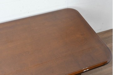 新古　未使用展示品　モリシゲ(MORISHIGE/森繁)　フローラ　優美な曲線が際立つダイニングテーブル　(R-087112)