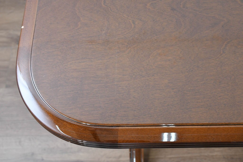 新古　未使用展示品　モリシゲ(MORISHIGE/森繁)　フローラ　優美な曲線が際立つダイニングテーブル　(R-087112)