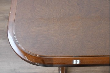 新古　未使用展示品　モリシゲ(MORISHIGE/森繁)　フローラ　優美な曲線が際立つダイニングテーブル　(R-087112)