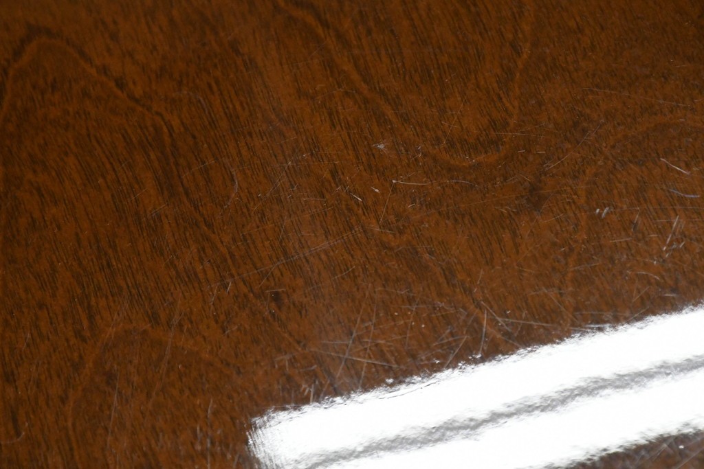 新古　未使用展示品　モリシゲ(MORISHIGE/森繁)　フローラ　優美な曲線が際立つダイニングテーブル　(R-087112)