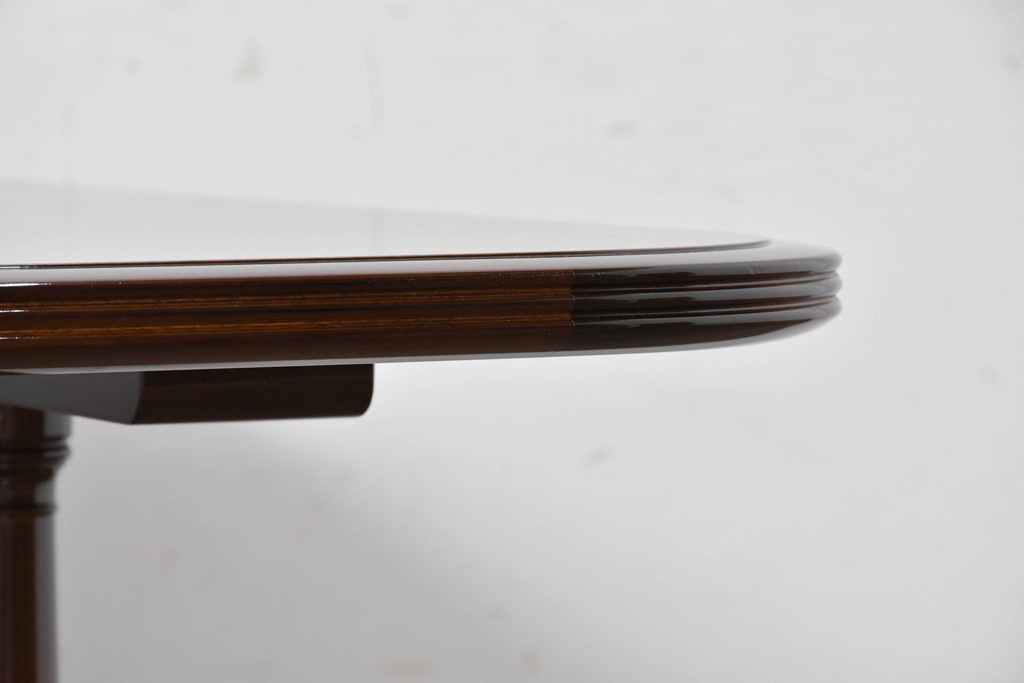 新古　未使用展示品　モリシゲ(MORISHIGE/森繁)　フローラ　優美な曲線が際立つダイニングテーブル　(R-087112)