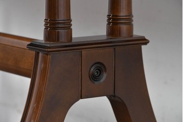 新古　未使用展示品　モリシゲ(MORISHIGE/森繁)　フローラ　優美な曲線が際立つダイニングテーブル　(R-087112)