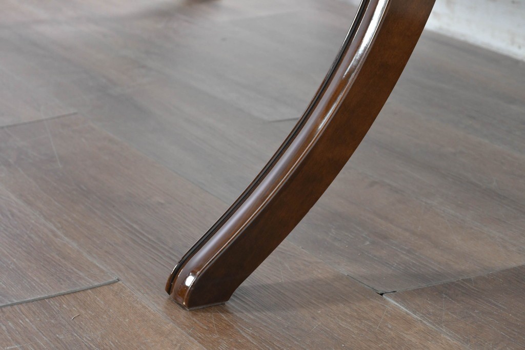 新古　未使用展示品　モリシゲ(MORISHIGE/森繁)　フローラ　優美な曲線が際立つダイニングテーブル　(R-087112)