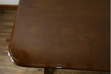 新古　未使用展示品　モリシゲ(MORISHIGE/森繁)　フローラ　優美な曲線が際立つダイニングテーブル　(R-087112)