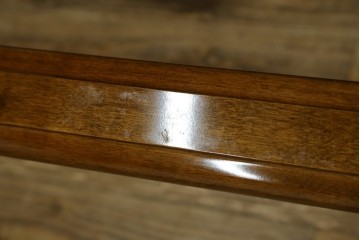 新古　未使用展示品　モリシゲ(MORISHIGE/森繁)　フローラ　優美な曲線が際立つダイニングテーブル　(R-087112)