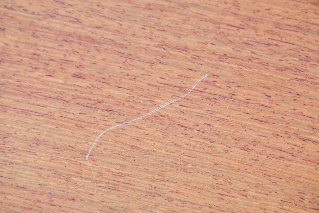 和製ヴィンテージ　天板(花梨材)　脚(タモ材)　一枚板ならではの風合いが魅力のテーブル　(R-087116)