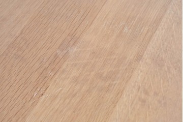 中古　飛騨産業　オーク材　豆型の天板が可愛らしいダイニングテーブル　定価約27万円　(R-087117)