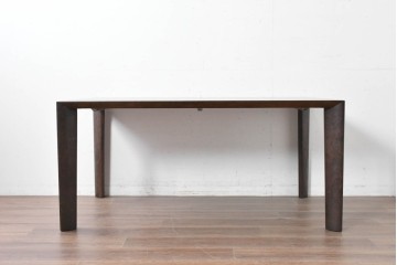 中古　カリモク家具(karimoku)　DU5200　オーク材　シャープなラインが際立つダイニングテーブル　定価約27万円　(R-087119)