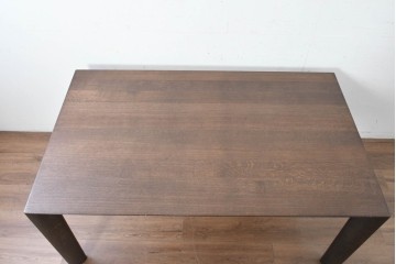 中古　カリモク家具(karimoku)　DU5200　オーク材　シャープなラインが際立つダイニングテーブル　定価約27万円　(R-087119)