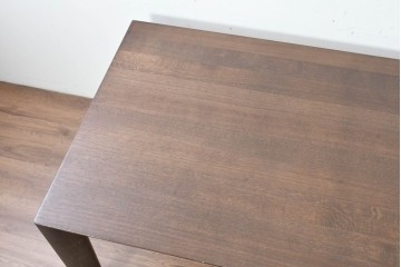 中古　カリモク家具(karimoku)　DU5200　オーク材　シャープなラインが際立つダイニングテーブル　定価約27万円　(R-087119)