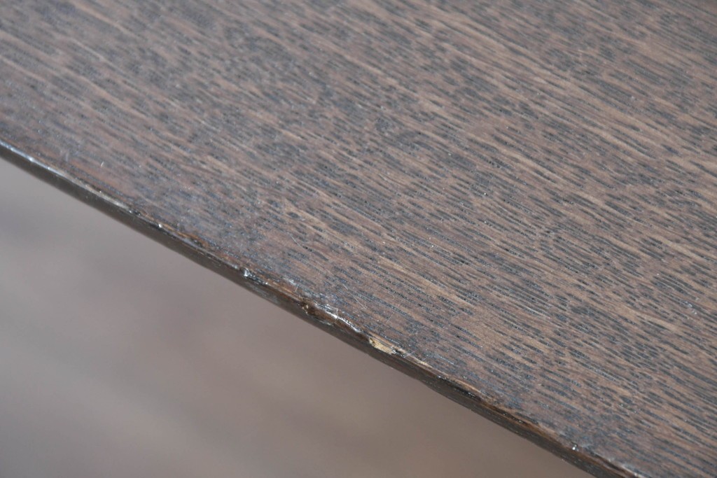 中古　カリモク家具(karimoku)　DU5200　オーク材　シャープなラインが際立つダイニングテーブル　定価約27万円　(R-087119)