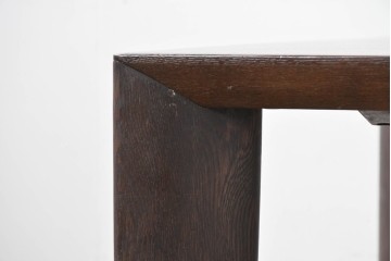 中古　カリモク家具(karimoku)　DU5200　オーク材　シャープなラインが際立つダイニングテーブル　定価約27万円　(R-087119)