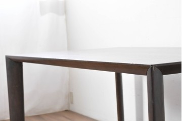 中古　カリモク家具(karimoku)　DU5200　オーク材　シャープなラインが際立つダイニングテーブル　定価約27万円　(R-087119)