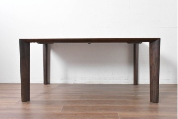 中古　カリモク家具(karimoku)　DU5200　オーク材　シャープなラインが際立つダイニングテーブル　定価約27万円　(R-087119)