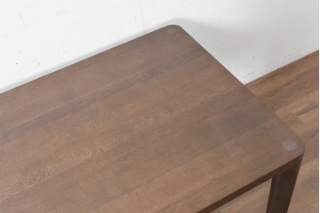 中古　カリモク家具(karimoku)　オーク材　DD4730　すっきりとした角丸デザインのダイニングテーブル　定価約24万円　(R-087120)
