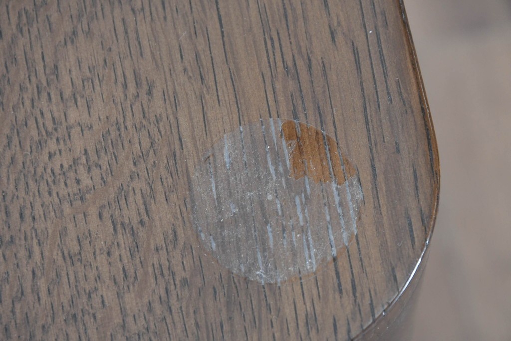 中古　カリモク家具(karimoku)　オーク材　DD4730　すっきりとした角丸デザインのダイニングテーブル　定価約24万円　(R-087120)