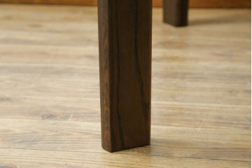 中古　カリモク家具(karimoku)　オーク材　DD4730　すっきりとした角丸デザインのダイニングテーブル　定価約24万円　(R-087120)