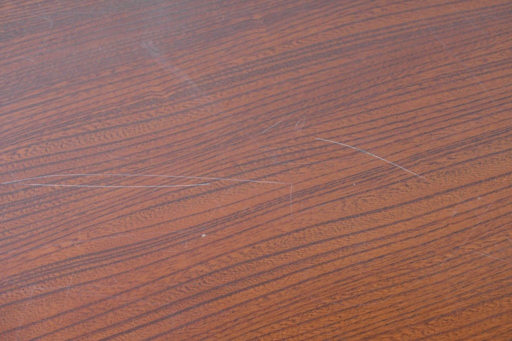 中古　職人手作りの特注品　総欅(ケヤキ)材　一枚板　自然の造形を活かした囲炉裏付きダイニングテーブル　製作費約150万円　(R-087121)