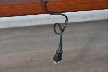 中古　職人手作りの特注品　総欅(ケヤキ)材　一枚板　自然の造形を活かした囲炉裏付きダイニングテーブル　製作費約150万円　(R-087121)