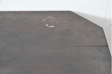 和製アンティーク　大正ロマン　希少デザイン　透かし彫り入りのオクタゴンテーブル　(R-087122)