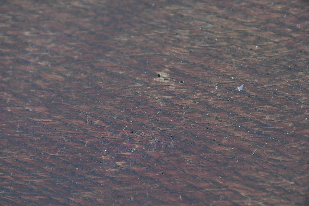 イギリスアンティーク　オーク材　重厚な佇まいのドローリーフテーブル　(R-087123)