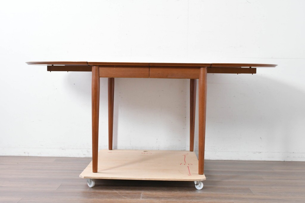 デンマークヴィンテージ　Sibast Furniture(シバスト・ファニチャー)　Arne Vodder(アルネ・ヴォッダー)デザイン　model 227　バタフライエクステンションテーブル　(R-087124)