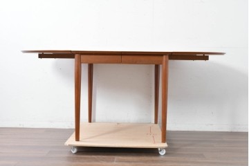 デンマークヴィンテージ　Sibast Furniture(シバスト・ファニチャー)　Arne Vodder(アルネ・ヴォッダー)デザイン　model 227　バタフライエクステンションテーブル　(R-087124)