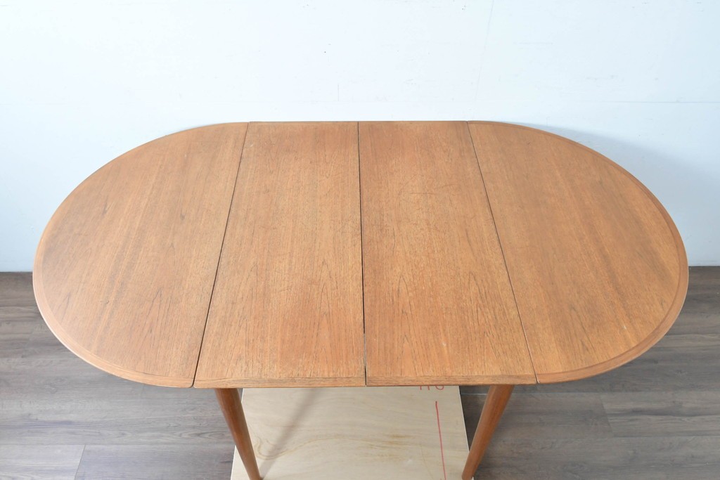 デンマークヴィンテージ　Sibast Furniture(シバスト・ファニチャー)　Arne Vodder(アルネ・ヴォッダー)デザイン　model 227　バタフライエクステンションテーブル　(R-087124)