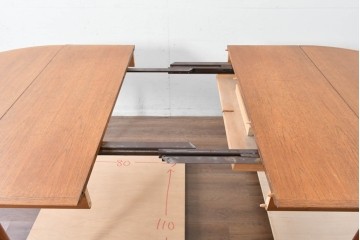 デンマークヴィンテージ　Sibast Furniture(シバスト・ファニチャー)　Arne Vodder(アルネ・ヴォッダー)デザイン　model 227　バタフライエクステンションテーブル　(R-087124)