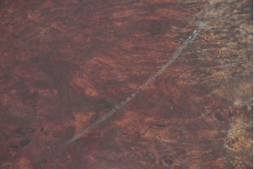 和製ヴィンテージ　天板(花梨材)　脚(欅材)　鳥眼杢が美しい座卓　(R-087125)