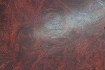 和製ヴィンテージ　天板(花梨材)　脚(欅材)　鳥眼杢が美しい座卓　(R-087125)