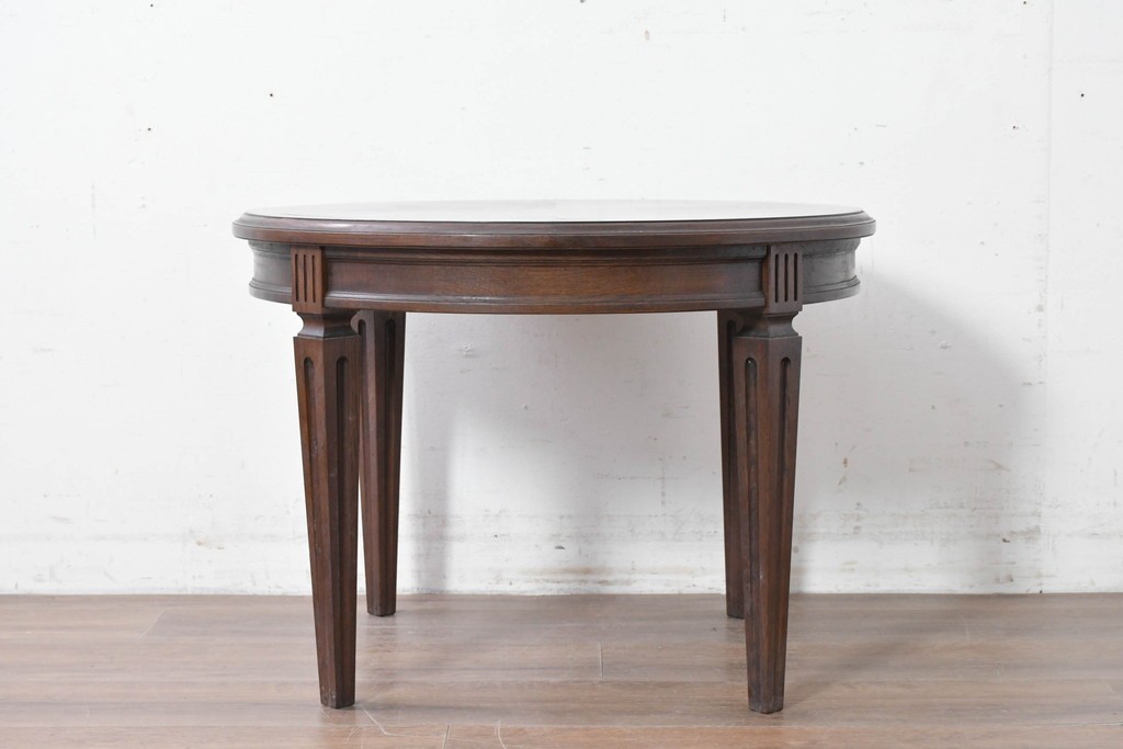 中古　美品　カリモク家具(karimoku)　ドマーニ(domani)　クイーンズライフ(QUEENS LIFE)　クラシカルモダンなリビングテーブル　定価約17万円　(R-087126)