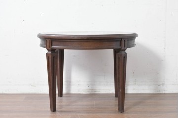 中古　美品　カリモク家具(karimoku)　ドマーニ(domani)　クイーンズライフ(QUEENS LIFE)　クラシカルモダンなリビングテーブル　定価約17万円　(R-087126)