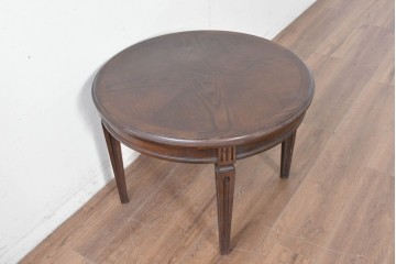 中古　美品　カリモク家具(karimoku)　ドマーニ(domani)　クイーンズライフ(QUEENS LIFE)　クラシカルモダンなリビングテーブル　定価約17万円　(R-087126)