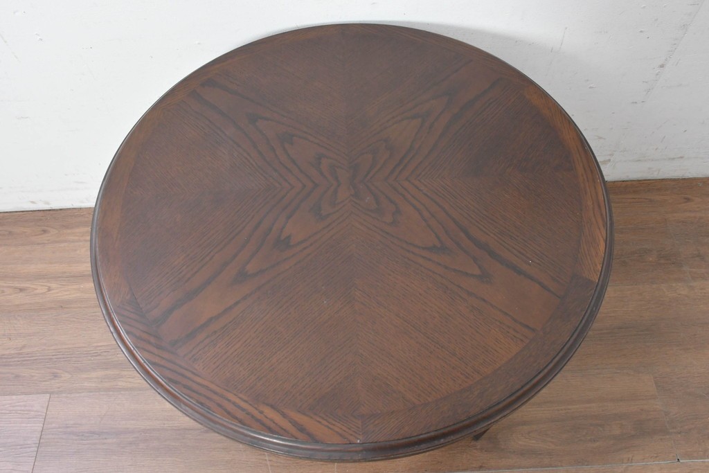 中古　美品　カリモク家具(karimoku)　ドマーニ(domani)　クイーンズライフ(QUEENS LIFE)　クラシカルモダンなリビングテーブル　定価約17万円　(R-087126)