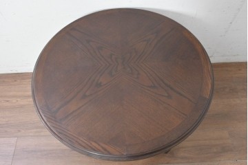 中古　美品　カリモク家具(karimoku)　ドマーニ(domani)　クイーンズライフ(QUEENS LIFE)　クラシカルモダンなリビングテーブル　定価約17万円　(R-087126)