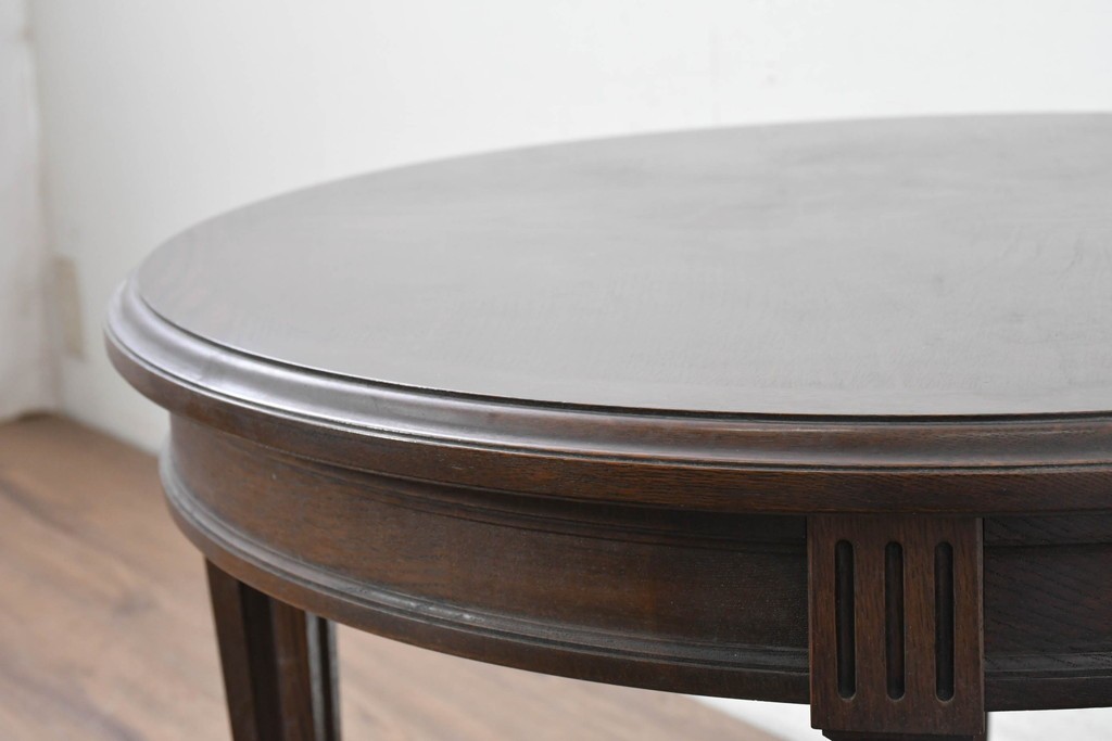 中古　美品　カリモク家具(karimoku)　ドマーニ(domani)　クイーンズライフ(QUEENS LIFE)　クラシカルモダンなリビングテーブル　定価約17万円　(R-087126)