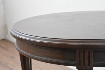 中古　美品　カリモク家具(karimoku)　ドマーニ(domani)　クイーンズライフ(QUEENS LIFE)　クラシカルモダンなリビングテーブル　定価約17万円　(R-087126)