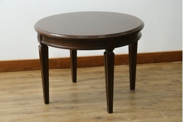 中古　美品　カリモク家具(karimoku)　ドマーニ(domani)　クイーンズライフ(QUEENS LIFE)　クラシカルモダンなリビングテーブル　定価約17万円　(R-087126)