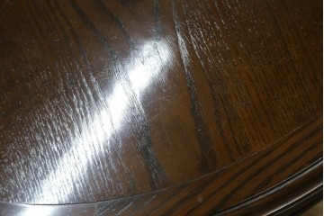 中古　美品　カリモク家具(karimoku)　ドマーニ(domani)　クイーンズライフ(QUEENS LIFE)　クラシカルモダンなリビングテーブル　定価約17万円　(R-087126)