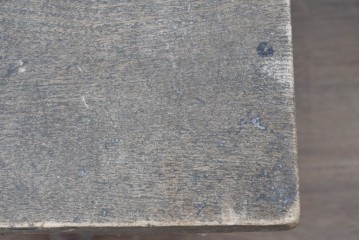 和製アンティーク　天板に欅(ケヤキ)材一枚板が用いられた文机　(R-087127)