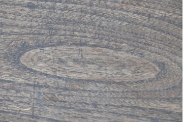 和製アンティーク　天板に欅(ケヤキ)材一枚板が用いられた文机　(R-087127)