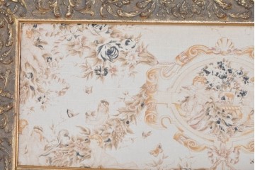 中古　六本木アピス(APIS)取り扱い　特大!!　華麗な装飾が引き立つアンティーク調ミラー　(R-087128)